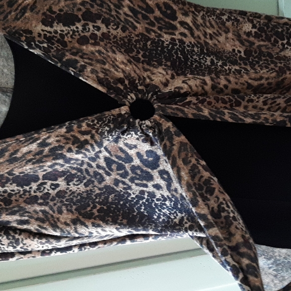 Leopard dress Size12 - Picture 3 of 5